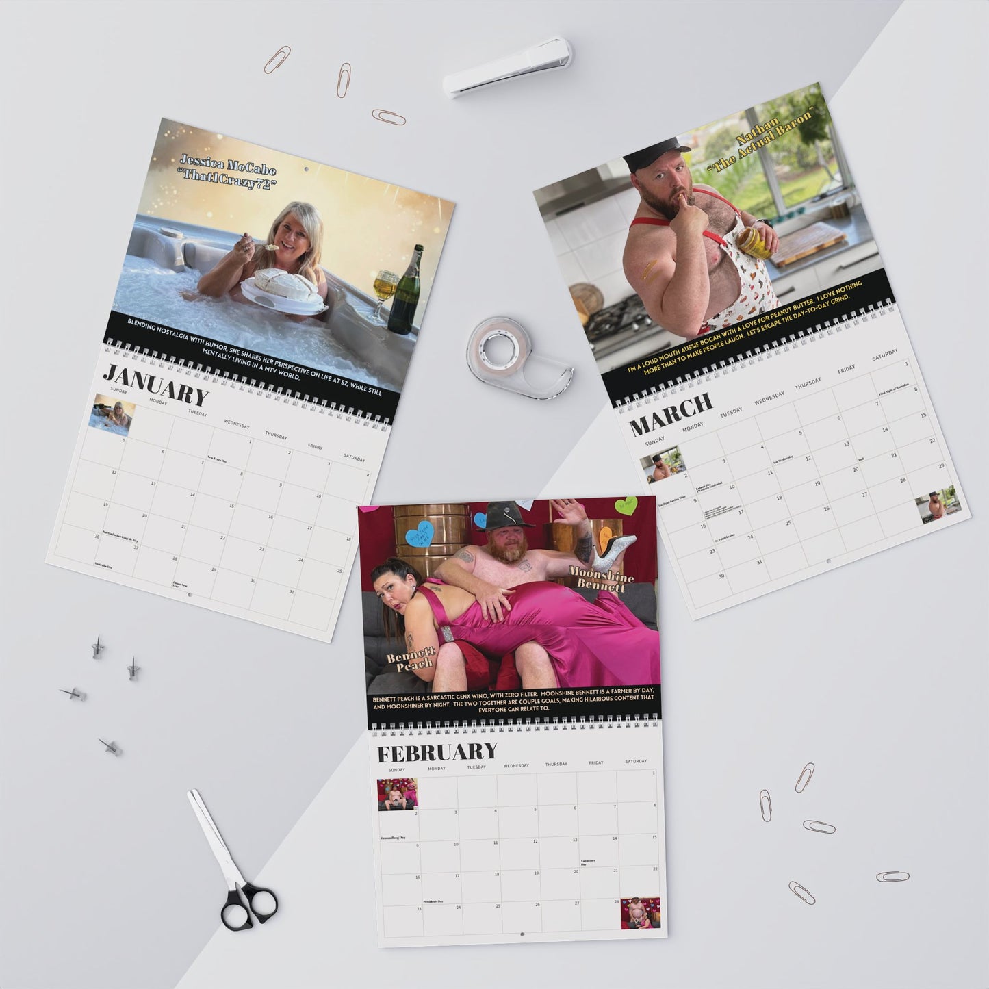 50 Shades of Grey 2025 Calendar