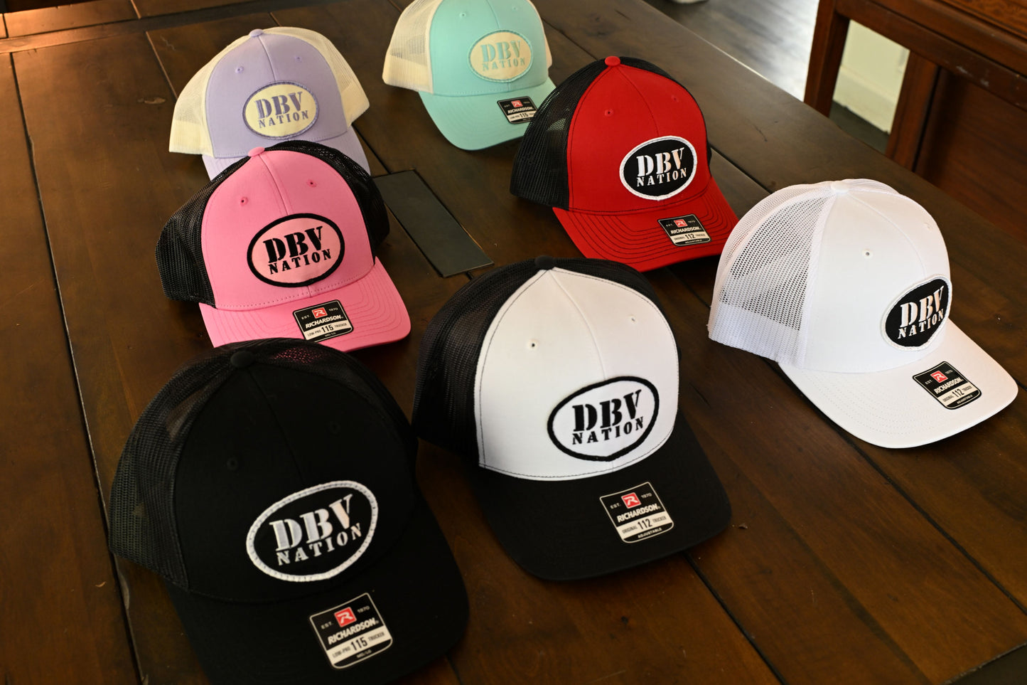 Official DBV Nation Stitched Patch Hats (Size Adjustable)