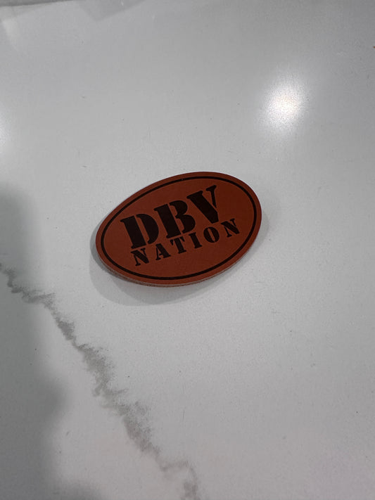 Official Leather DBV Nation Patch