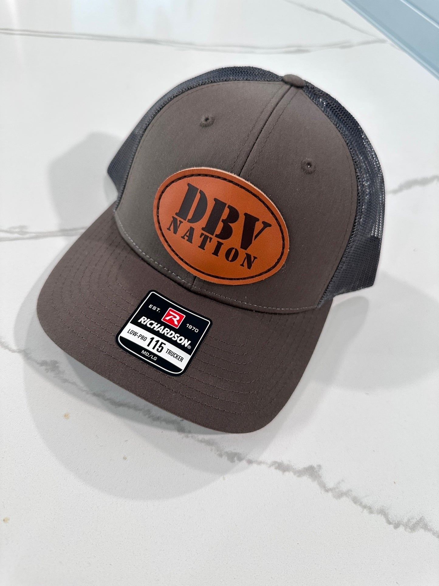 Official Leather Patch DBV Nation Hats (Size Adjustable)