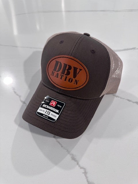 Official Leather Patch DBV Nation Hats (Size Adjustable)