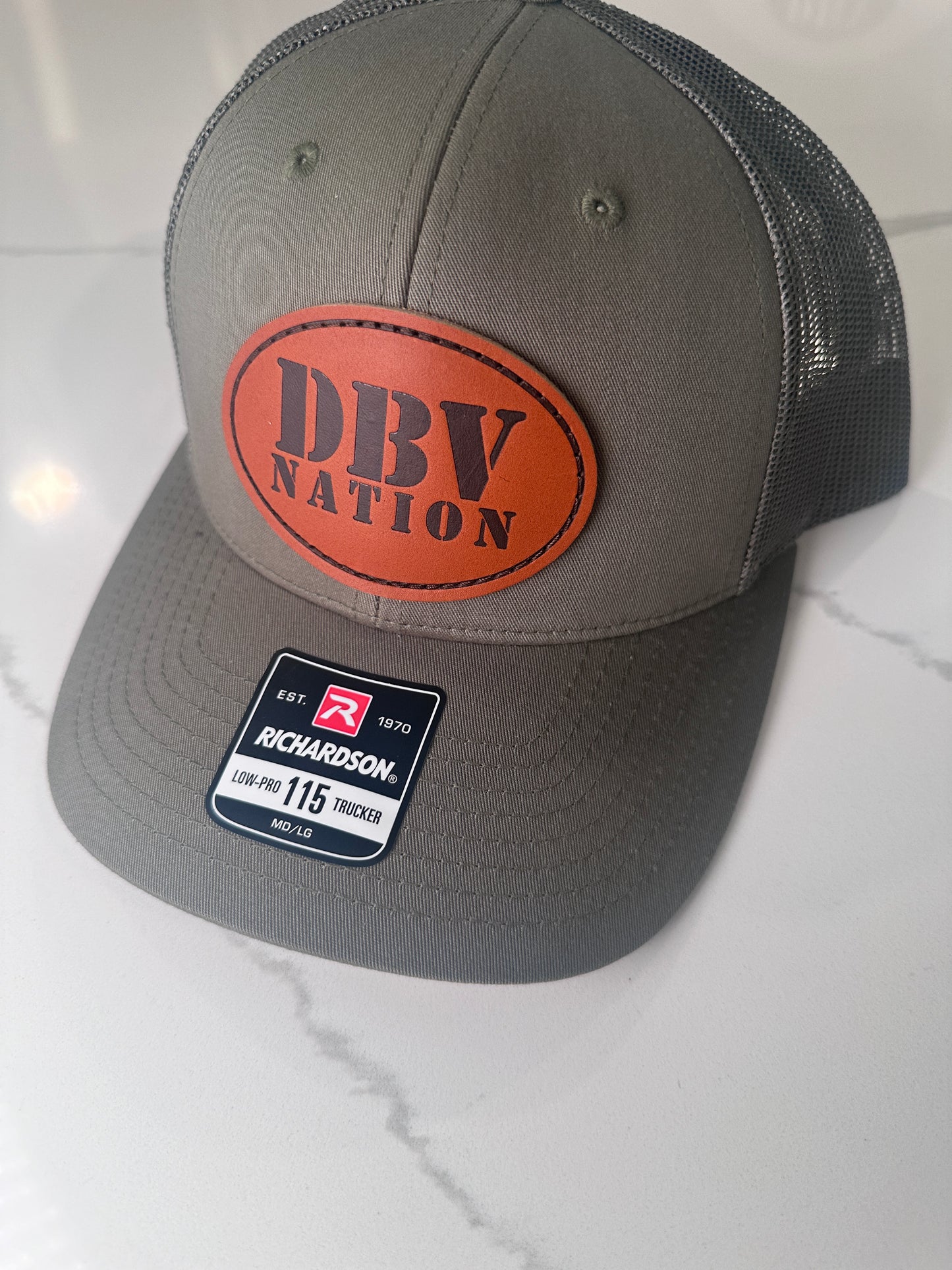 Official Leather Patch DBV Nation Hats (Size Adjustable)