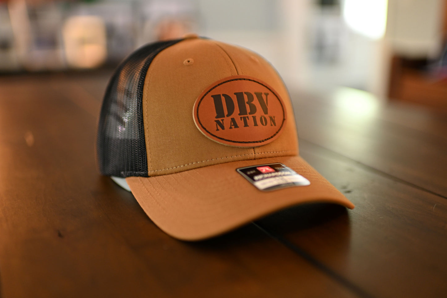 Official Leather Patch DBV Nation Hats (Size Adjustable)