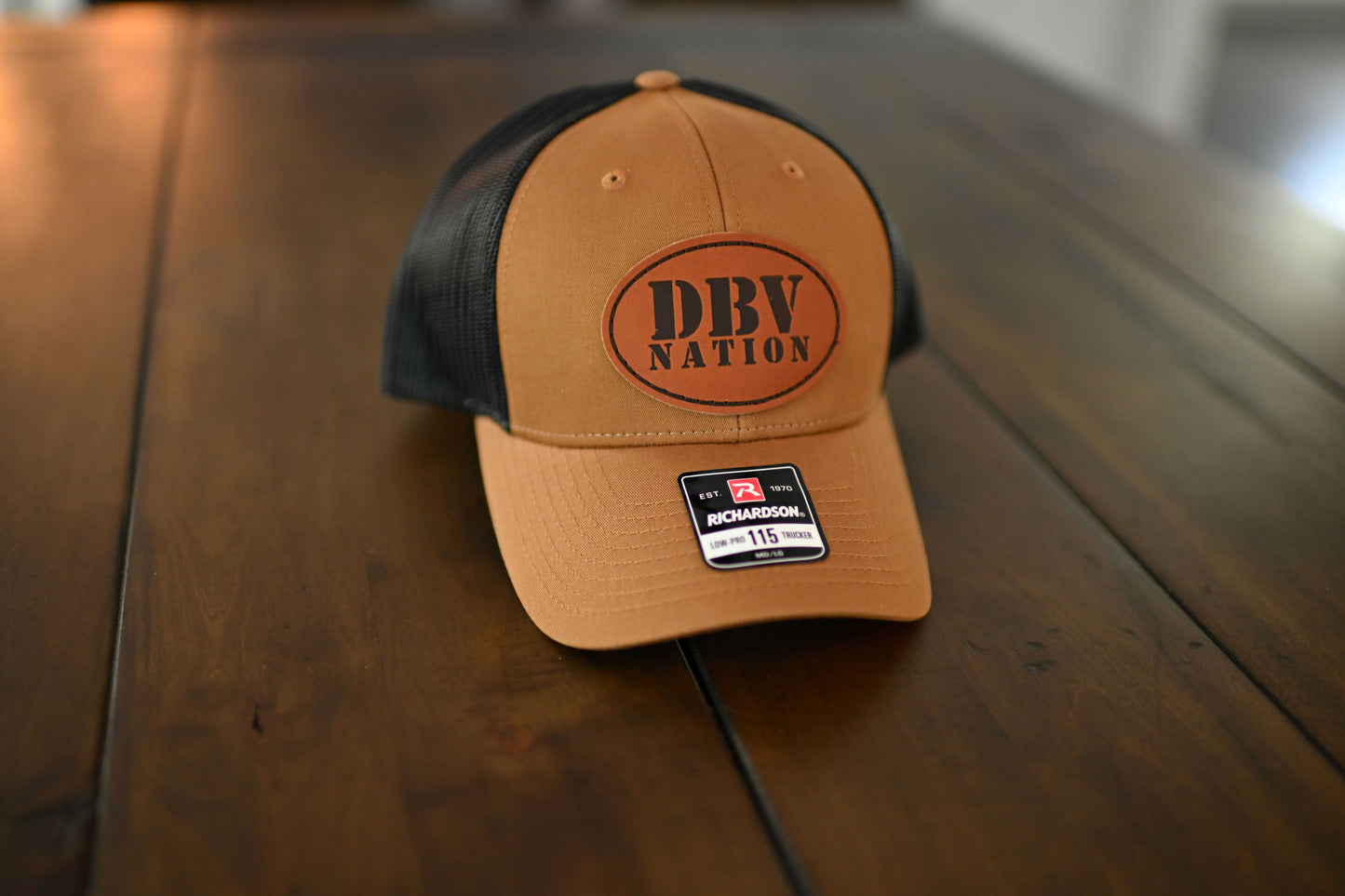 Official Leather Patch DBV Nation Hats (Size Adjustable)