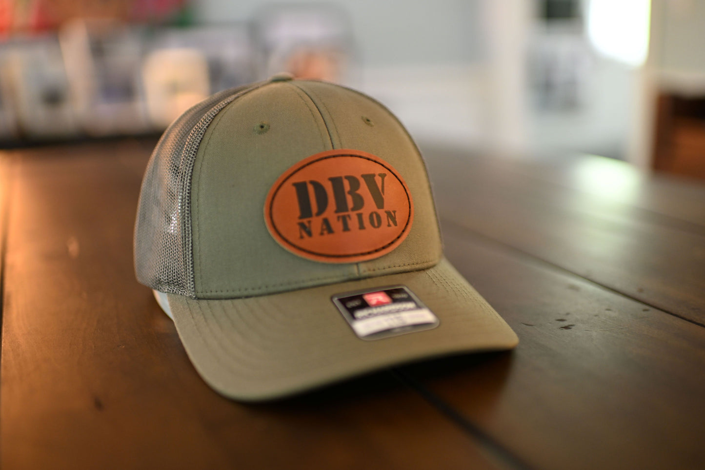 Official Leather Patch DBV Nation Hats (Size Adjustable)